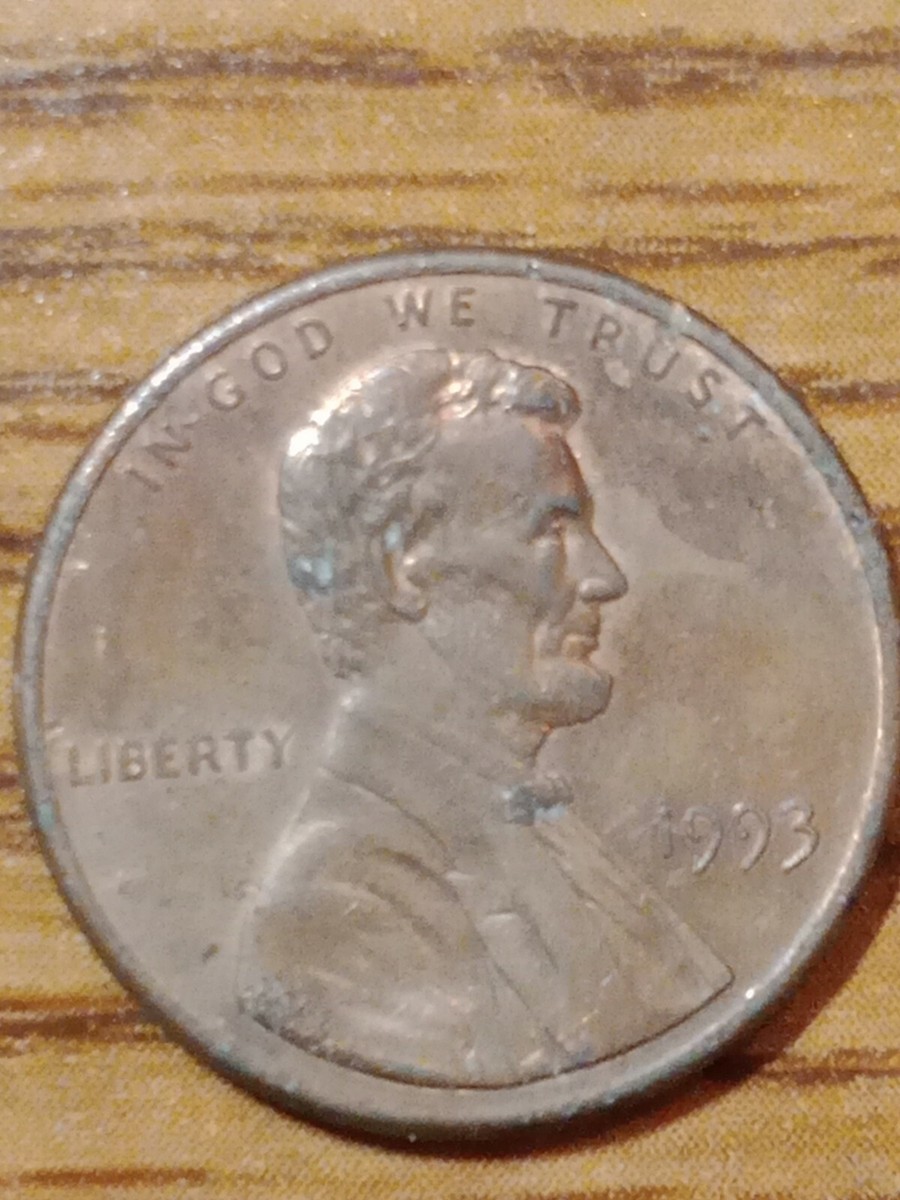 1993 PENNY Lincoln Memorial Cent-Close AM ERROR . | eBay