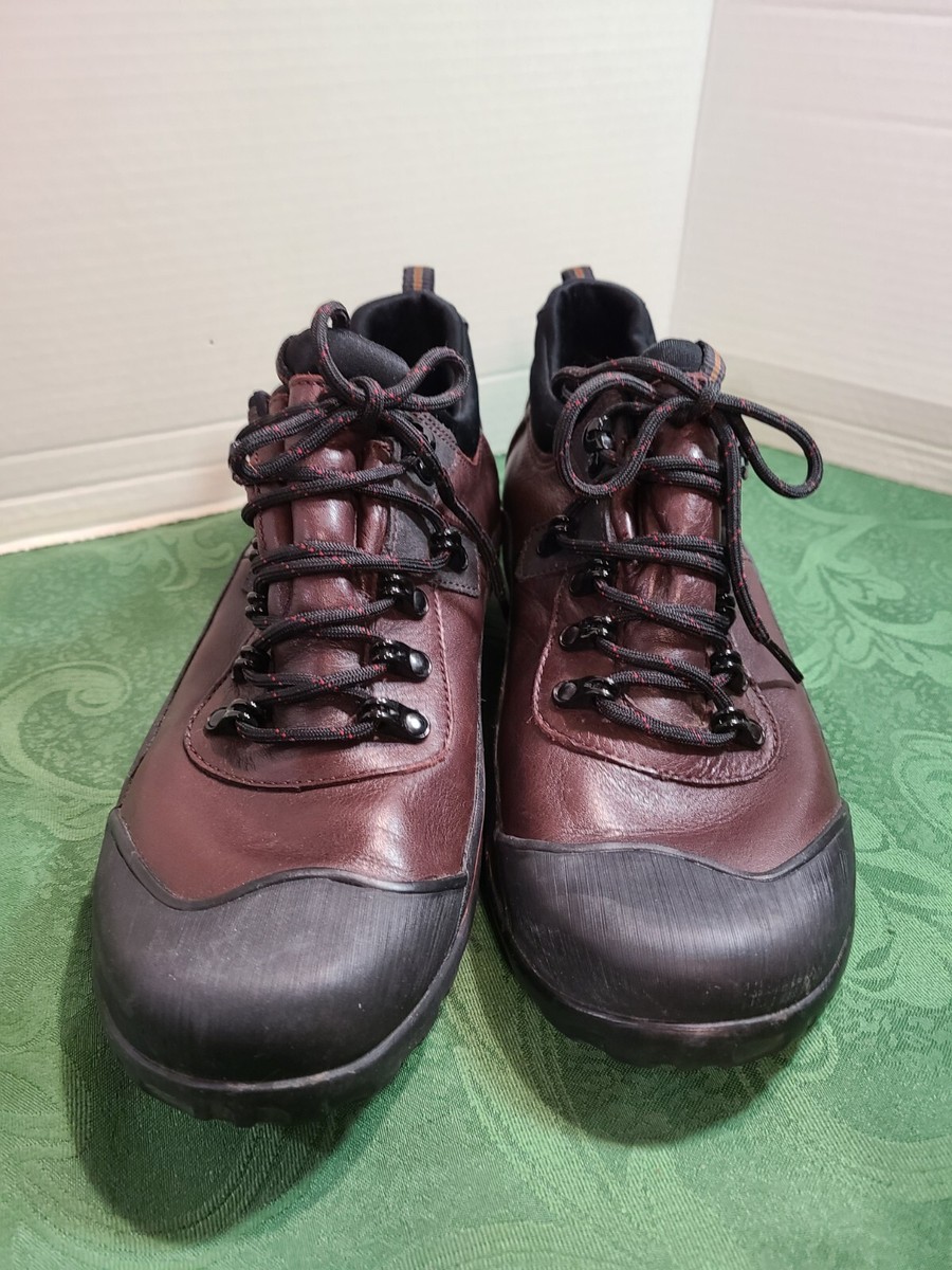 Clarks Leather Rubber Mucker Waterproof Brown Black Shoes Sz