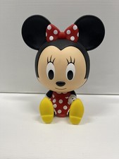 Disney Cute Baby Minnie Mouse PVC Coin Piggy Bank (New)