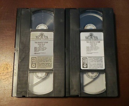 The Greatest Story Ever Told (VHS, 1990, 2-Tape Set) - 第 5/5 張圖片