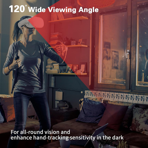 5000Mah Battery Pack with IR Light for Meta/Oculus Quest 2, Enhance Hand Trackin - Picture 4 of 12