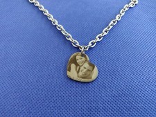 Bracciale con ciondolo personalizzato con foto in acciaio 316L NICHEL FREE