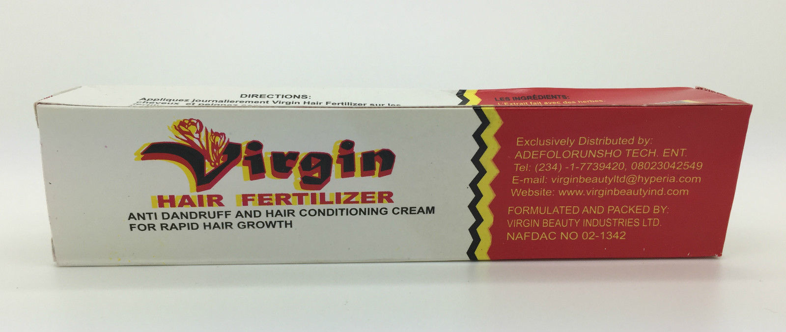 VIRGIN Hair Fertilizer Anti Dandruff & Conditioning hair Cream 125gm