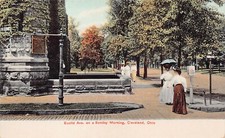 Cleveland OH Ohio Downtown Euclid Ave Calvary Church Early 1900s Vtg Postcard D3