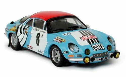 1/43 Trofeu TR819 Alpine Renault A110 1800 1975 Monte Carlo #8 Nicolas & Laverne