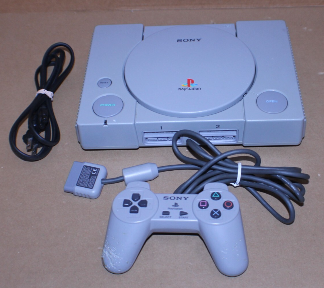 USED / WORKING /Playstation 1 PS1 Console SCPH-7001, 1 Controller and Power cord