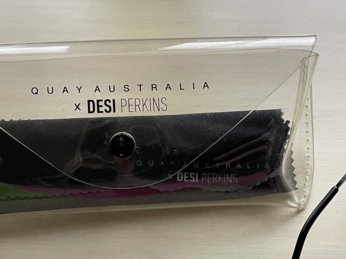 Quay Australia Desi Perkins Fade Black ( Pre-Own) Quay Australia x Desi Perkins On The Low Sunglasses | Eline  main image 4