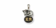 Sugar Glider Jewelry Silver And Gold Sugar Glider Pendant Handmade Sugar Glider