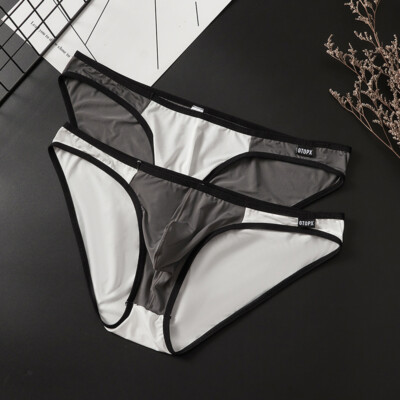 Men's G-String Pouch Briefs T-Back Panties Underwear Bikini Sexy Thong Lingerie