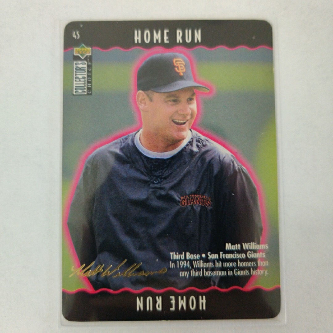 1995 Upper Deck Collector's Choice You make the Play HR #45 Matt Williams Gold