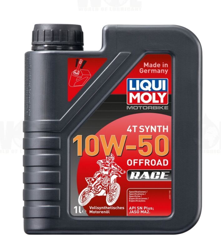 Liqui Moly Fully Synthetic 10W50 Motorbike 4T off Road Race Engine Oil 1L 3052