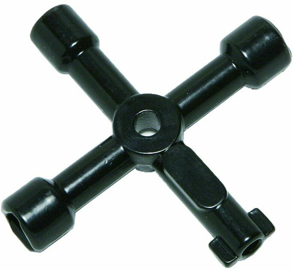 Multi-Purpose Cross Key Gas Electric Meter Cupboards Stop Cock Radiator Tap