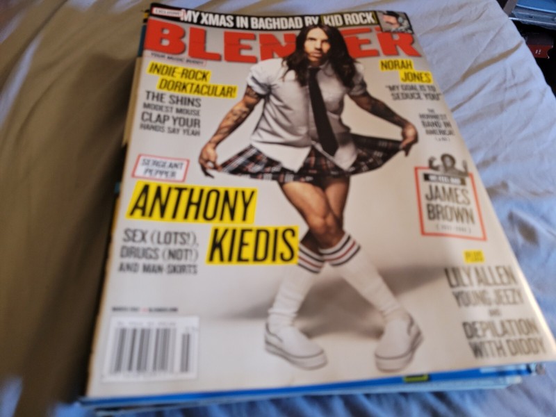 BLENDER magazine Anthony Kiedis Norah Jones James Brown Lily Allen Kid Rock 
