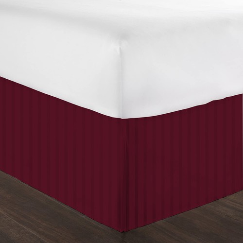 1000TC Hotel Egyptian Cotton Bed Skirts Full XL Size 1 PC Multi Colors - Picture 19 of 85