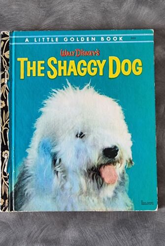 A Little Golden Book Walt Disney The Shaggy Dog D55 Hardcover - Picture 1 of 2