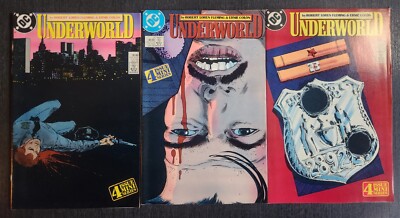 UNDERWORLD:  DC COMICS 1987 1 2 3  OF 4 MINI SERIES VF