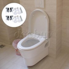4 Pieces Toilet Seat Hinge Toilet Mountings for Repair Part 3.35x3.15x1.57inch