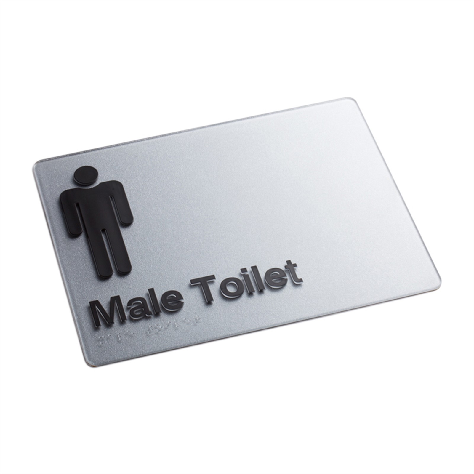 ColSandleford MALE TOILET BRAILLE SIGN 180x230mm Self Adhesive Australian Brand ColSandleford MALE TOILET BRAILLE SIGN 180x230mm Self Adhesive Australian Brand