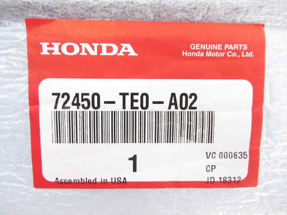 Genuine OEM Honda 72450-TE0-A02 Driver Front Door Molding Assy