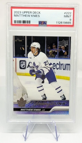 2023-24 UD UPPER DECK YOUNG GUNS Matthew Knies #222 PSA9