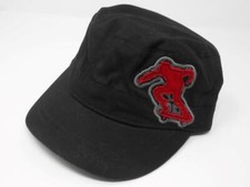 New Military Midnight BLACK - Skull Skater Skateboard YOUTH Hat B104