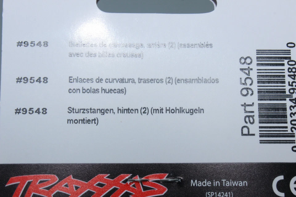 Traxxas TRX 9548 Camber Links hinten mit Kugelköpfe SLEDGE NEU in OVP  - Bild 3 von 4