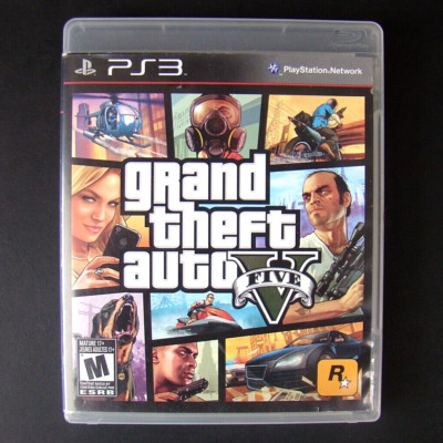 Grand Theft Auto V Sony PlayStation 3 Video Game 2013 GTA 5 Complete CIB Manual