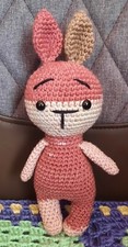 Baby Toy Crocheted Handmade Bunny Multi-Color
