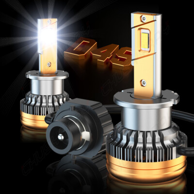 Pair D4S LED Headlight Kit Bulbs 80000LM 6500K White HID
