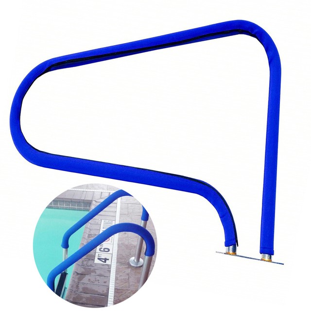 4ft/6ft/8ft Swimming Pool Ladder Step Hand Rail Cover Pool Grips Cover