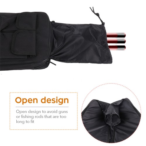 100cm/39" 120cm/47" TACTICAL RIFLE CASE Air Gun Airsoft Soft Air Mat Slip Bag UK - Picture 15 of 69