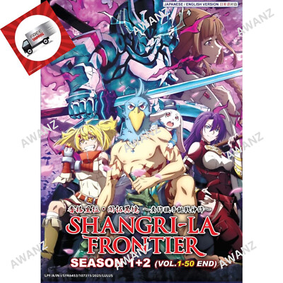 Shangri-la Frontier Staffel 1+2 (1-50End) Anime DVD Englisch Synchronisiert A...