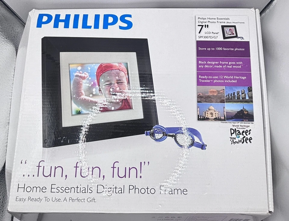 Philips Digital Photo Lcd 7" 128 MB Black Frame Energy Star - Image 2 of 4