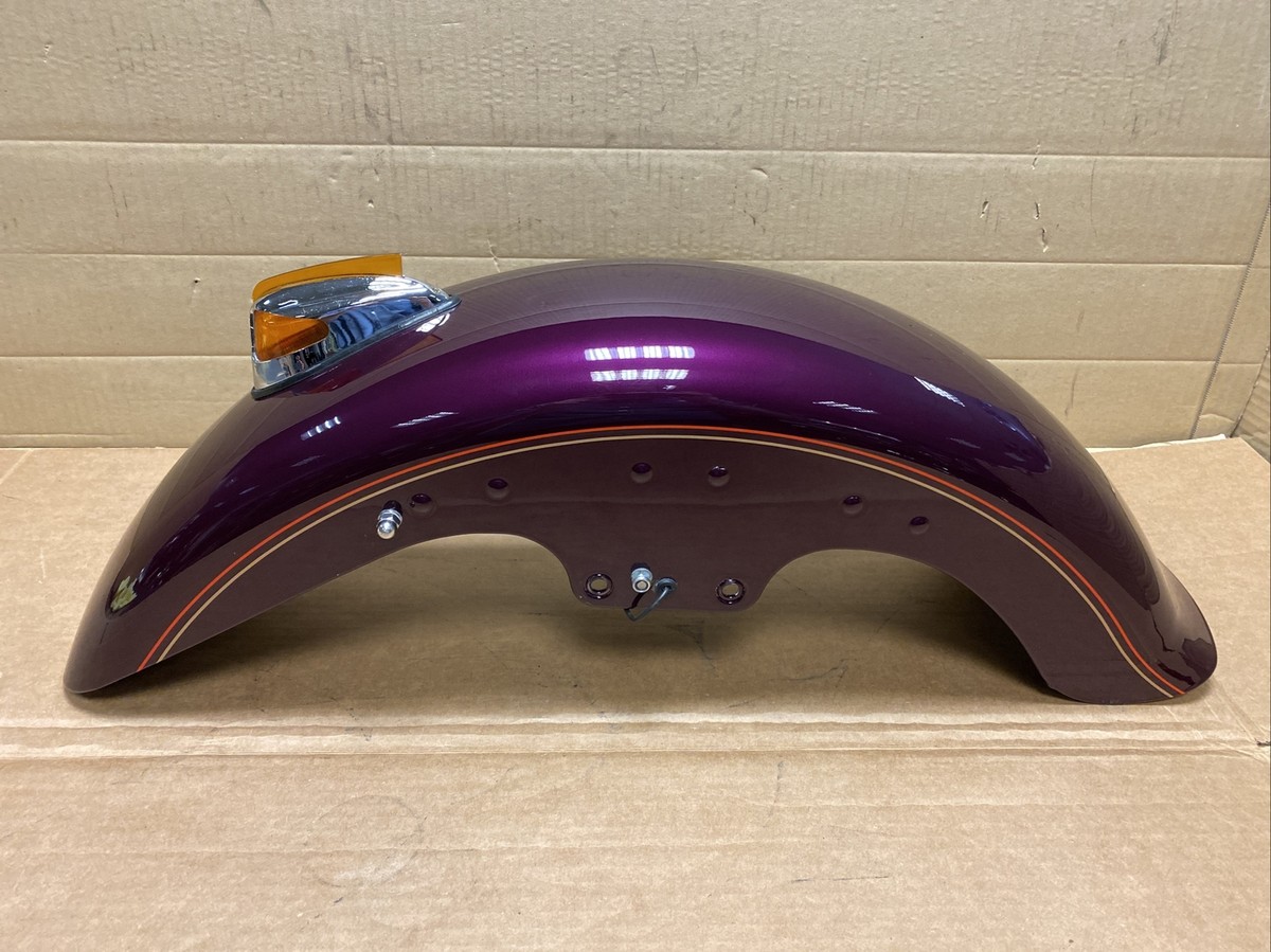 Harley Davidson Fat Boy Front Fender Violet Pearl | eBay