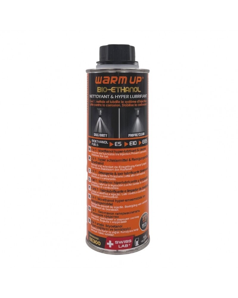 Nettoyant injecteur éthanol et additif bioéthanol E85 anti-encrassement WARM UP 300ml