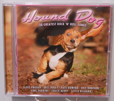 Rock´n´Roll CD Hound Dog Starkes Album mit 20 Greatest Songs Best of Fete #T503A