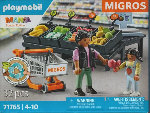 Rare limited edition Swiss only PLAYMOBIL MANIA MIGROS 71765  FRUTTA E VERDURA