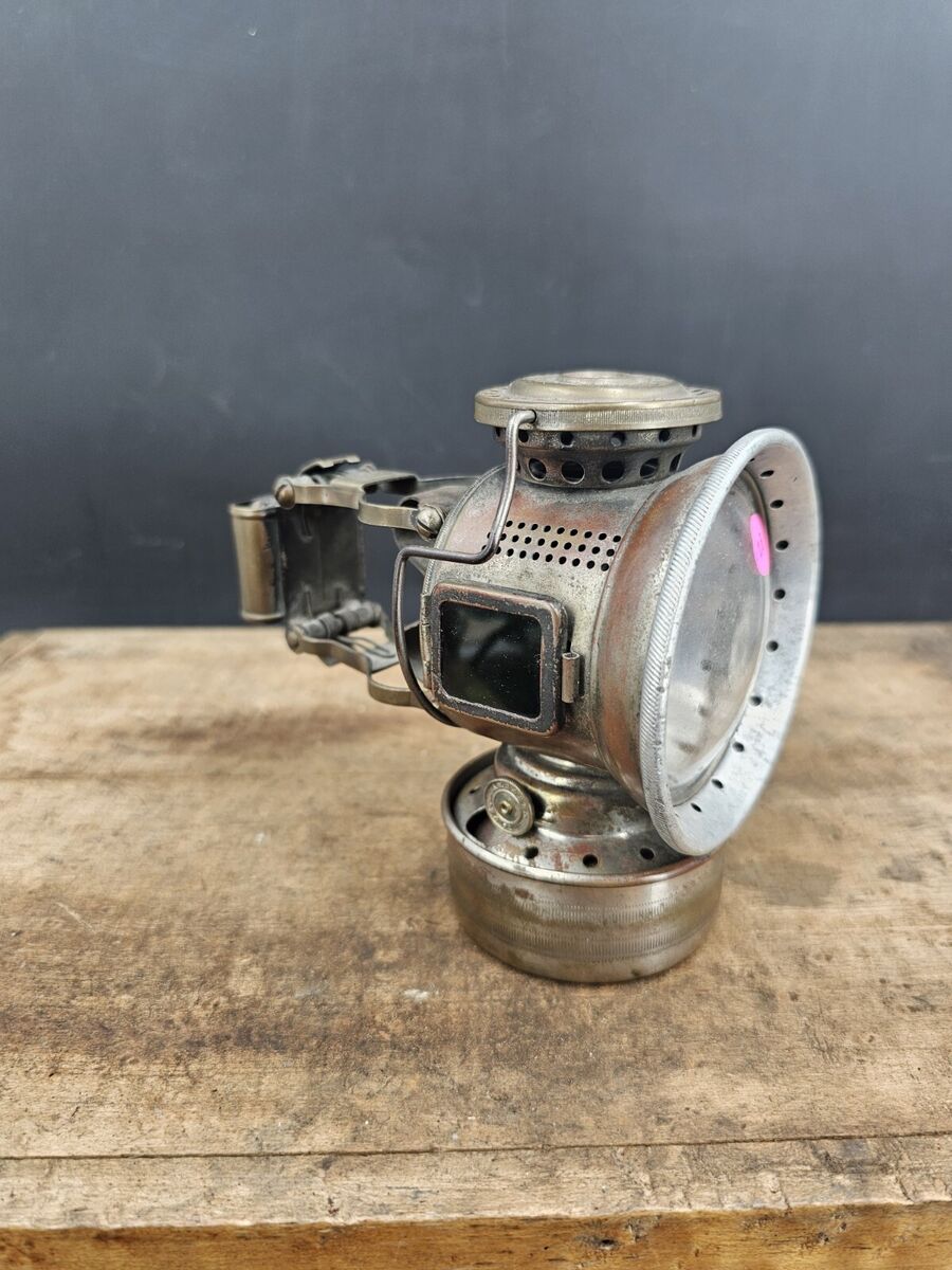 Antique Twentieth Century Bicycle Bike Lamp Lantern 1895 Antique Twentieth Century Bicycle Bike Lamp Lantern 1895