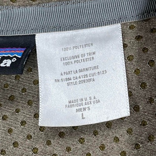 Made in 2003 Early Early USA patagonia Patagonia Rhythm Hoodie Cactus L Vintage - Picture 12 of 13