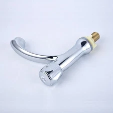 Plastic Steel Single Cold Water Faucet Single Hole Public Toilet Cold Water