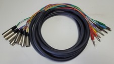 Hosa STX-805 8-Channel Audio Snake Cable 1/4" TRS to Male XLR 16ft