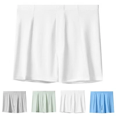 Boxer homme en soie glacée grande taille L à 4XL respirant confort sous vêtem - Photo 1/4