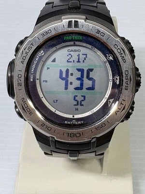 CASIO PRO TREK PRW-3100-1JF Solaruhr mit manuell geprüften Funktionen
