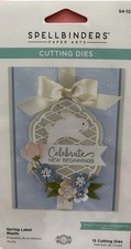 Spellbinders- SPRING LABELS MOTIFF- 15 Cutting Dies- Brand New