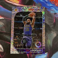 2019-20 Hoops Premium LeBron James Silver Scope Prizm Refractor SP #87