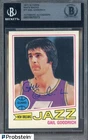 Gail Goodrich Signed 1977-78 Topps White Backs #77 Jazz BGS BAS AUTO