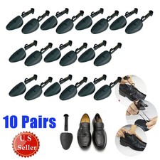 10 Pairs Men Adjustable Form Plastic Shoe Tree Shaper Keeper Boot Shoe Stretcher