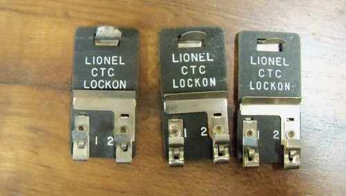 LIONEL CTC POWER LOCKON JUEGO DE 3 O - 027 GAUGE conectores de alimentación: RSL 6838 | Condition: Used