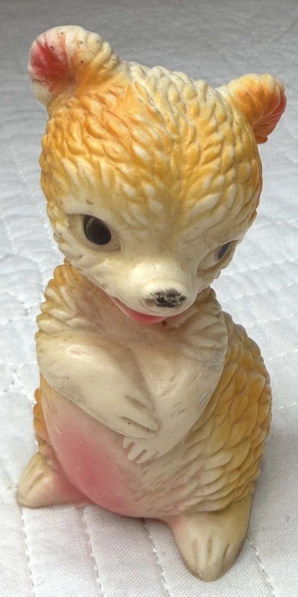 Vintage Rubber Bear Indiana OTHER Vintage & Antique Toys for sale