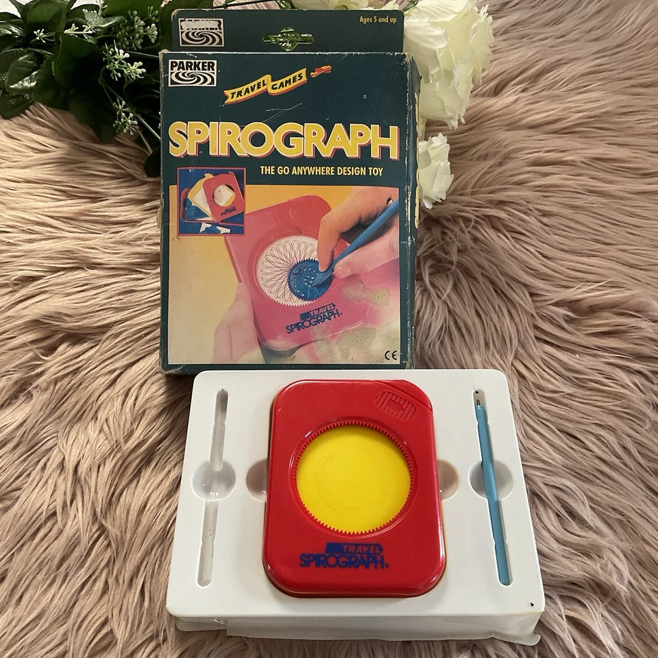 Parker Travel Spirograph Vintage 1992 Kenner Tonka - Image 2 of 4